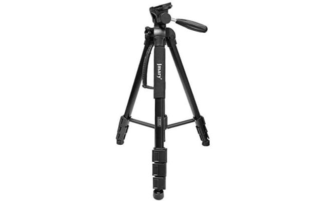 Jmary KP-2234 Professional Tripod 140M Portable Lightweight Aluminum Tripods For DSLR GoPro Camera Mobile Phone - Black